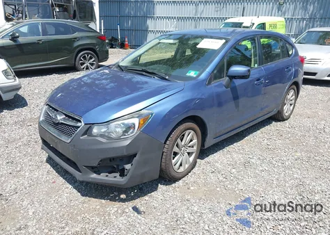 2016 Subaru Impreza 2.0I Premium из США, поврежденный, VIN JF1GPAB62G8261357